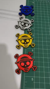 EMBLEM TWOTONE LOGO ONEPIECE BULAT EMBLEM AKRILIK 3D STIKER TIMBUL SERIES ONEPIECE EMBLEM TWOTONE AKSESORIS MOTOR STIKER 3D