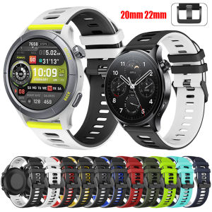 Ốp Thể Thao Ban Nhạc 20/22mm Cho Huami Amazfit CHEETAH GTR 4/GTR 3 Pro 47/42mm GTS Bip 5 Stratos Xiaomi S2 S1 Pro Dây Đeo Tay Khóa Kim Loại
