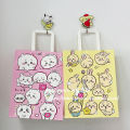 Cute Cartoon Large Capacity Handheld Gift Bag Kawaii Paper Bag Girl Heart Design Eco-Friendly Customizable National Delivery. 