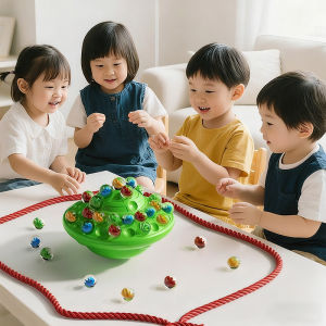 Kids Swing Marbles Balance Board Games Family Party Social Games Parent-child Interaction Creative Stacking Sensory Children Toy