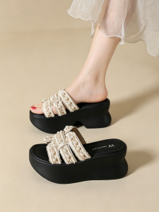 DINGMUYI | Height-increasing Slippers Sandals 8CM