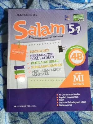 Buku Salam 5in1 4B untuk MI kelas 4 Erlangga