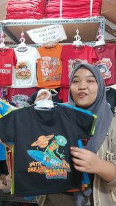 Baju Kaos Atasan Anak Laki Laki Karakter Space Galaxy Cowok Keren Umur 1 - 10 Tahun - Code8.id - DTF