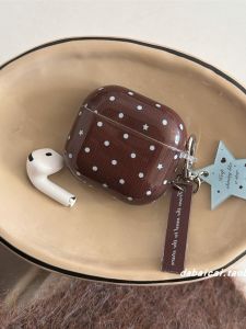 Protective Case for Airpods 1/2/3/4 Pro2 Pro3 Wireless Bluetooth Earphone Covers Anti-fall Striped Polka Dot Star Design