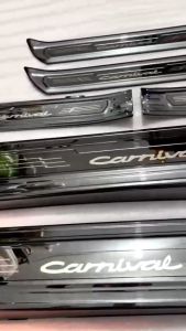 Ốp Bậc Cửa Nẹp Bước Chân Xe KIA Carnival 2026-2022 Mẫu Titan Cao Cấp