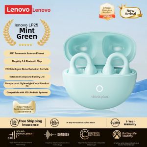 Lenovo | Bluetooth Wireless Ear Hook No-Insertion Bone Conduction Sports Headphones