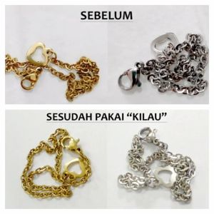 Cairan Pembersih Pengkilap Perhiasan Emas Titanium Perak Jewelry Kilau - Lovelybutik
