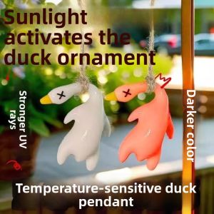 LUKSEN | Duck-shaped Color-changing Car Decoration Accessory
