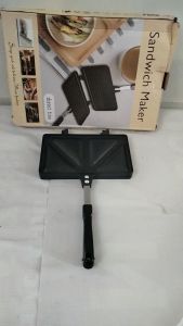 Khuôn Chảo Nướng Đường Phố: Mẫu Hotdog 4 Tam Giác 215 * 355 Pan Waffer Maker