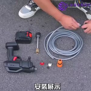 LUNANOV Water Jet Cordless Car Washer High Portable Outdoor Pressure Household Lithium Battery 高壓水槍