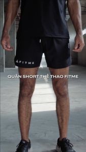 Quần đùi thể thao nam 1 lớp Fitme tập gym chạy bộ co giãn thoải mái QN1L03