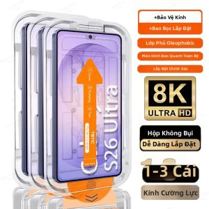 TAOYUNXI | 1-3 Miếng Dán Bảo Vệ Màn Hình Kính Cường Lực Full Coverage Cho Samsung Galaxy S24 FE S25 S26 Ultra S23 S22 Plus - Dễ Dàng Lắp Đặt Chống Trầy Xước HD