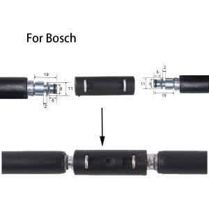 อะแดปเตอร์เชื่อมต่อสําหรับเครื่องฉีดน้ําแรงดันสูง Karcher Parkside Bosch พร้อมท่อต่อเครื่องฉีดน้ําแรงดันสูง Quick Connect