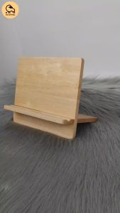 Dotsheep ที่วางแท็บเล็ต ที่ตั้งแท็บเล็ต (Tablet) บนโต๊ะ ที่วางไอแพด (iPad) แบบขัด อเนกประสงค์ ไม้ยางพารา (506)