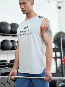 OMG Mens Lightweight Breathable Ice Silk Sports Vest Summer Sweat Absorbent Sleeveless Fitness Training Top Mesh Back Design