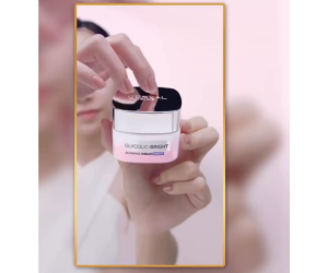 L’Oréal Paris Glycolic Bright Glowing Night Cream – 50ml (Moisturizer/Moisturiser) Skin Brightening Innovation & Reduce Dark Spots - Lazada