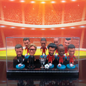 Liverpool Souvenir Football Model Salah Arnold Taki Gerrard Miniature Figurine Collectible Gift Box English Premier League