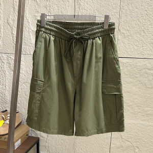 Heavyweight American Style 100% Cotton Summer Mens Loose Fit Casual Shorts Five Pockets Workwear Short Pants Trendy