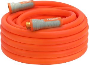 YAMATIC Heavy Duty Short Garden Hose 5/8 in with Swivel Fitting Super Flexible Leader hose Burst 600 PSI