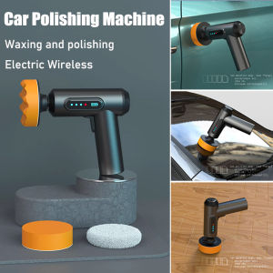Electric Car Polisher Machine 1300rpm Wireless Adjustable Speed Auto Variable Speed Sander Buffing Waxing