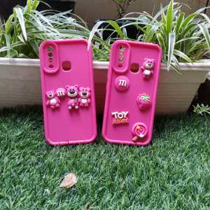 Case Vivo 1901 1902 1904 1906 2007 Y11 Y12 Y15 Y17 Y12i Softcase 3D Lotso Timbul Cesing Silicone Silikon Kesing Casing