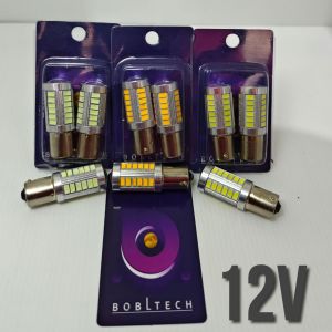 BOBLTECH Lampu Sein Mundur Mobil Led Bayonet 1156 BA15S P21W 5630-33 (2 Buah)