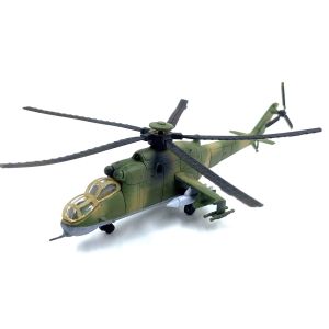 Mi-24 Female Deer Assault Helicopter 1/144 Half Finished Model Plane War of the Sky House Đồ Chơi Hộp Sọ Cổ Điển Trung Quốc