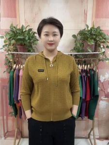 Thin Commuter Long Sleeve Hooded Short Ice Hemp Knitted Open Cardigan Womens Loose Slimming Sun Protection Top Zipper