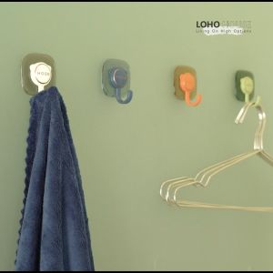 Móc Dán Tường Hình Mèo Chịu Lực Siêu Dính | Móc treo đồ dán tường cao cấp Loho House