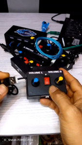 Power mini 5 volt stereo 2 channel lengkap kabel USB & Kabel AUX suara jernih dan clarity