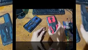 Casing HP Untuk Vivo Y35 2022 Soft Case Kickstand Armor Belt Clip Terbaru