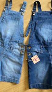 Overall Jeans Anak Perempuan Jumpsuit Anak Perempuan Celana Pendek Anak Perempuan NomenaKids 5196-99