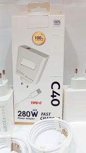 Charger HP POCO C40 280W Fast Charger Power Adapter Support Fast Charging MI Turbo Charger