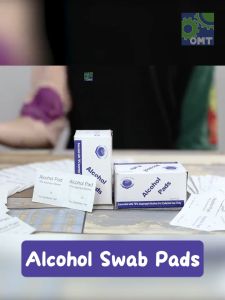 100pcs Alcohol Swab Pads For Phone Wipes Handphone Alchol Swabs Pad Disposable Disinfection Cleaning