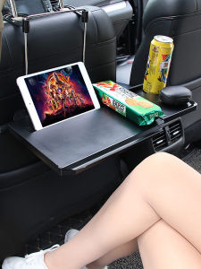 Third Generation Shunwei Car Mounted Laptop Desk Holder Drawer Style Office Computer Plate with Ipad Card Slot Plastic Car Storage