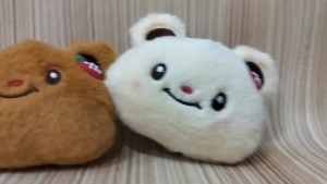 Boneka Gantungan Kunci Bear Keychain Bag Charm Ganci Bear Bulu