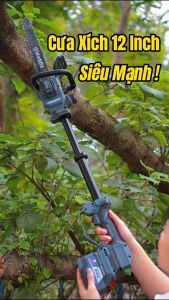 [KÈM PHỤ KIỆN] Máy Cưa Xích 12In WORKFIX WF-CS12MAX  Không Chổi Than - 100% Lõi Đồng - Cưa Gỗ Cắt Cây...