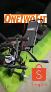 ONETWOFIT 12-in-1 Multifunctional Dumbbell Bench 9-Level Slope Adjustment with Leg & Arm Trainer Fully Foldable Home Gym Equipment for Full Body Workout