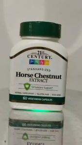 21st Century Horse Chestnut Extract Standardized 60 Capsules Circulation Support Antioxidant Horse Chestnut Supplement