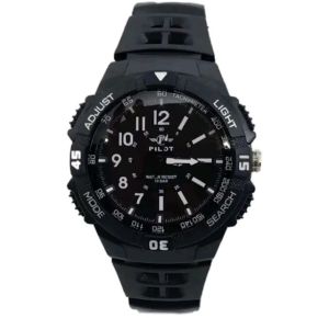 jam tangan pilot jam tangan pria waterproof tali karet sporty