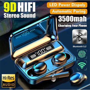 ♥100% ผลิตภัณฑ์ดั้งเดิม + Gratis Ongkir♥F9-5 9DSound TWS ไร้สายหูฟังบลูทูธสปอร์ตหูฟังบลูทูธสเตอริโอหูฟังกันน้ำ