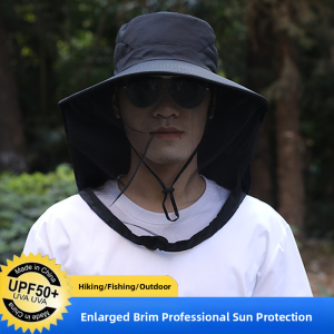 Sun Protection Neck-Protecting Breathable Mosquito-Repellent Fishermans Hat