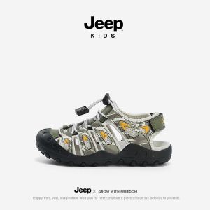 Jeep | Dép Sandal Bảo Vệ Ngón Chân Thông Gió Cho Trẻ Em