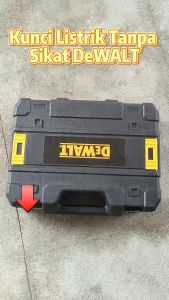 DeWalt Cordless Impact Wrench 128V 2*Baterai Tanpa sikat Semua motor tembaga Cordless Kunci Impact Elektrik Bolak Balik Impek Pembuka Baut Impek