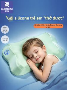 Curbblan | Breathable and Spinal Neck Support Silica Gel Pillow for Children 1-8 Years