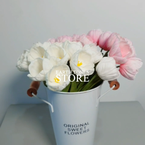 ดอกทิวลิป ดอกไม้บาน ทิวลิปปลอม ทิวลิปบาน🌷 พร้อมส่งจากไทย ✨ พร๊อพถ่ายรูป ของตกแต่งบ้าน