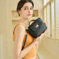 SeaGloca Premium Versatile Soft Leather Grain Mini Portable Shoulder Messenger Sling Bag for Woman. 