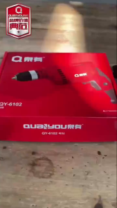 Máy Khoan Điện Cầm Tay Đầu 10mm QUANYOU- QY6102-