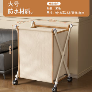 ถังเสื้อผ้าสกปรกแบบพับได้ความจุขนาดใหญ่สำหรับใช้ในบ้าน ถังเสื้อผ้าสกปรกแบบย้อนยุคสไตล์อเมริกัน อุปกรณ์เก็บของสำหรับใช้ในบ้าน