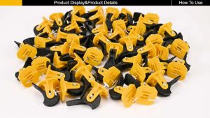 50Pcs Tile Leveler Adjuster Set Reusable Tile Tools Tile Leveling System for 8-12mm Tile